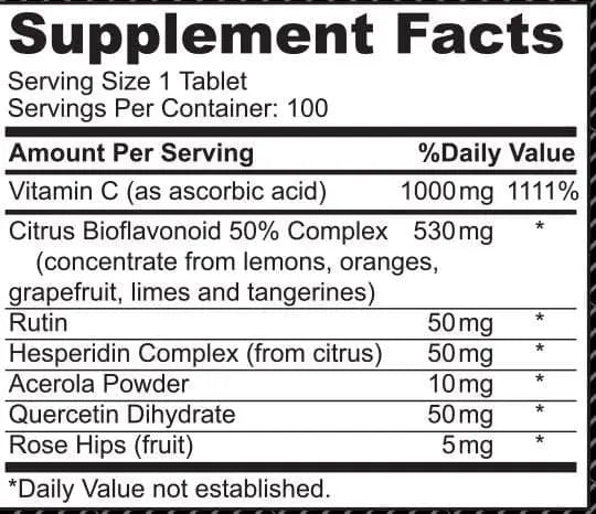 C-1000 Complex Ncvitamins